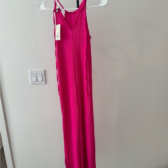 a new day Fuchsia Pleated Dress - Picture 2 of 4